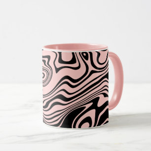 Custom Colors Art Design Tasse - Rosa