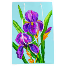 Custom Colors Gift Bag Irises - Blume