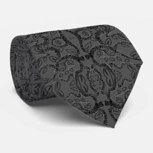 Custom Colors Neck Tie - Design Art - Gray Krawatte