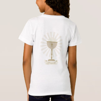Custom Communion Gold Chalice T-Shirt