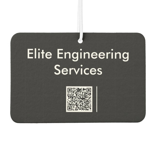 Custom Company Air Freshener Autolufterfrischer (Vorderseite)