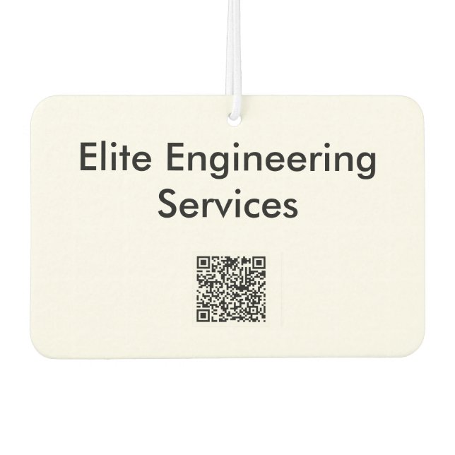 Custom Company Air Freshener Autolufterfrischer (Vorderseite)