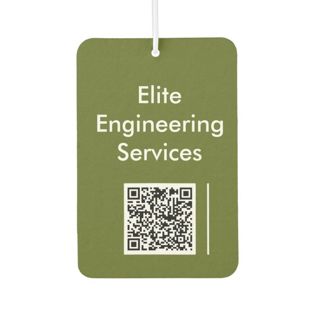 Custom Company Air Freshener Autolufterfrischer (Vorderseite)