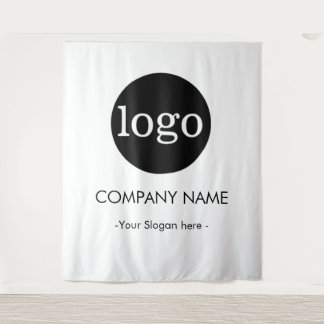 Custom Company business Logo Backdrop For Events Wandteppich