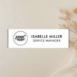 Custom Company Logo Employee Magnetic or Pin Back Namensschild