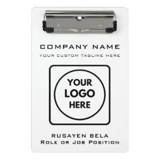 Custom Company Logo Mini Pro clipboard Mini Klemmbrett