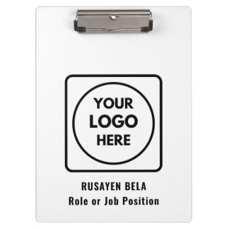 Custom Company Logo Pro Design clipboard Klemmbrett