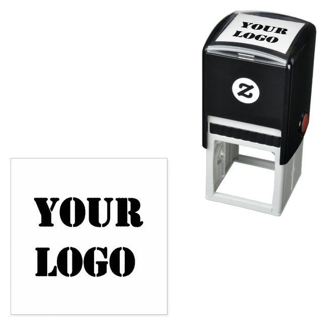 Custom Company Logo Self-inking Stamp Example Permastempel (Beispiel)