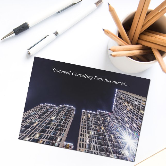 Custom Company Office Building Business Moving Ankündigung (Von Creator hochgeladen)