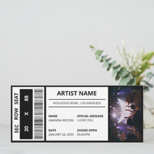 Custom Concept Ticket Geschenk Idee DIY Event Tick Einladung