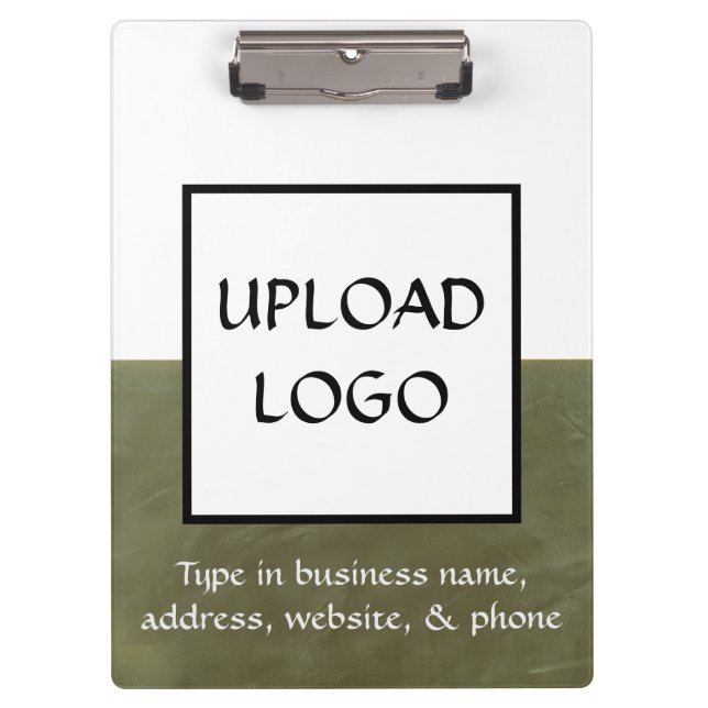 Custom Contractor Clipboard with Logo Klemmbrett (Vorderseite)