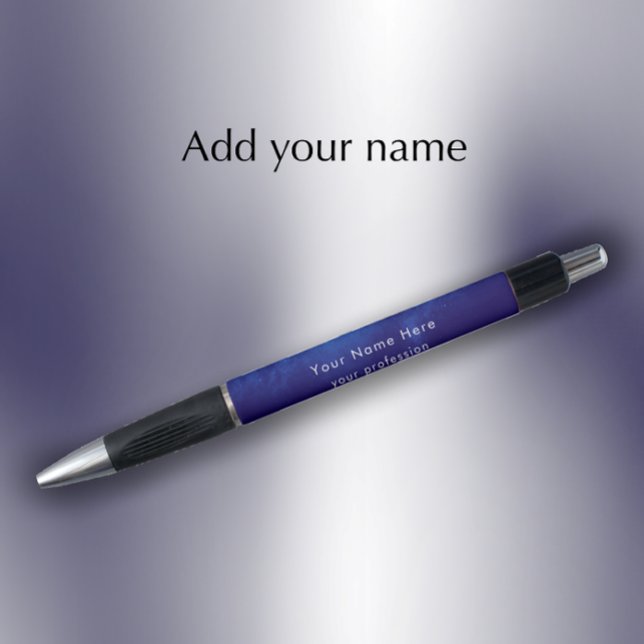 Custom Cool Modern Nebula Business Promotional Kugelschreiber (Add your name and custom text for a unique modern business promotional gift pen.

)