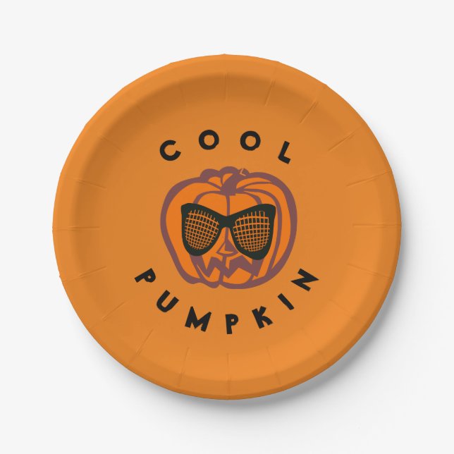 Custom Cool Pumpkin Halloween Special Teller (Vorderseite)