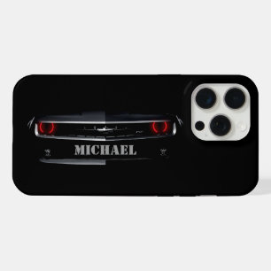 Custom Cool schwarz Chevy Camaro Ihr Name iPhone 15 Pro Max Hülle