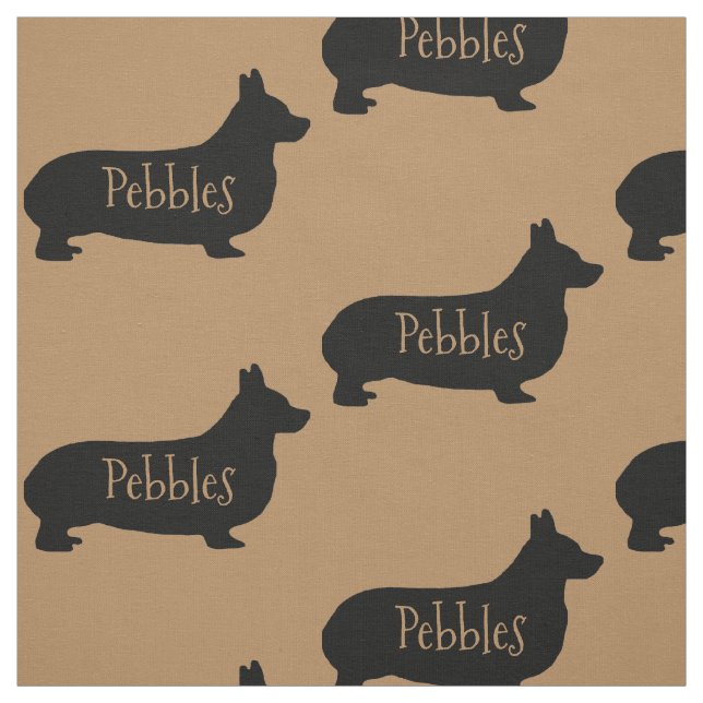 Custom Corgi Dog Fabric Stoff (Muster)