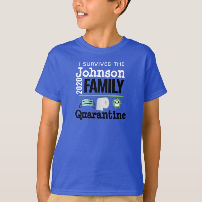 Custom Coronavirus Funny Family T-Shirt (Vorderseite)