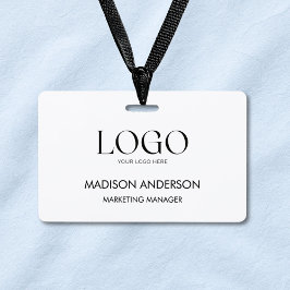 Custom Corporate Business Logo Modern ID Ausweis