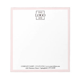 Custom Corporate Business Logo Modern Professional Notizblock