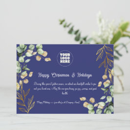 Custom Corporate Weihnachtskarte 2025 Feiertagskarte
