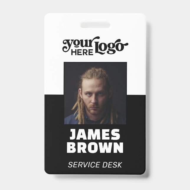 Custom CorporateBadge Employee/Event-ID mit Foto Ausweis (Vorderseite)