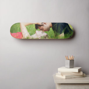 Custom Couple Foto Wedding Skateboard