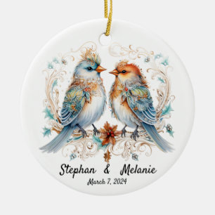 Custom Couple Wedding Ornament