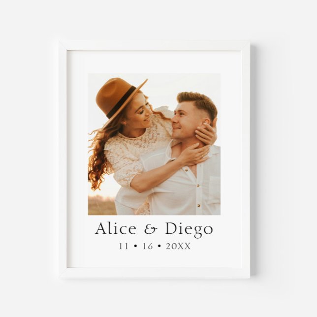 Custom Couples Photo Gift Poster (Von Creator hochgeladen)