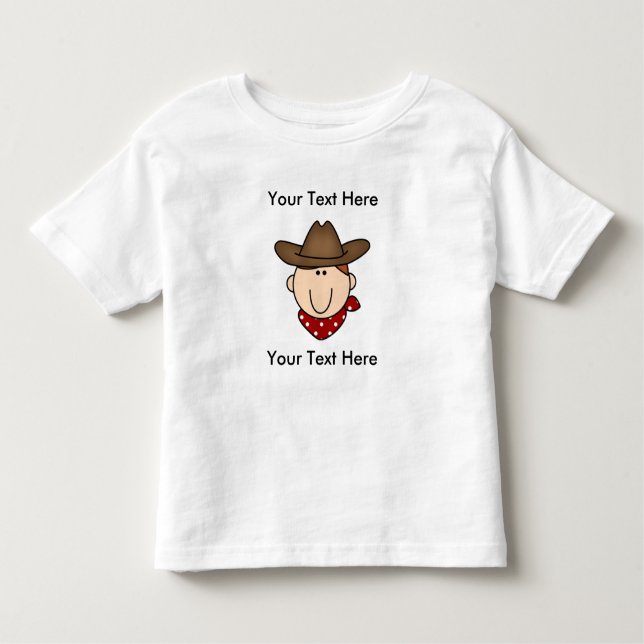 Custom Cowboy Red T - Shirt (Vorderseite)