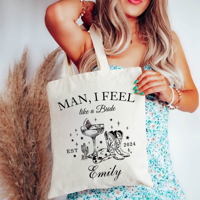 Custom Cowgirl Junggeselinnen-Abschied Social Club Tragetasche (Von Creator hochgeladen)