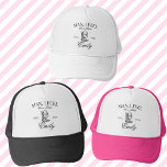 Custom Cowgirl Junggeselinnen-Abschied Social Club Truckerkappe<br><div class="desc">Saddle up, Cowgirls, weil unser Custom Cowgirl Junggeselinnen-Abschied Social Club Trucker Hat ist hier, um Ihren Nashville Junggeselinnen-Abschied zu einem zu erinnern! Dieser personalisierte Luxus-Hut ist das perfekte Zubehör für Ihren individuellen Western-Bash mit allen Schlüsseleigenschaften, um ihn zu einem unvergesslichen Erlebnis zu machen. Der für die Braut und ihre Posen...</div>