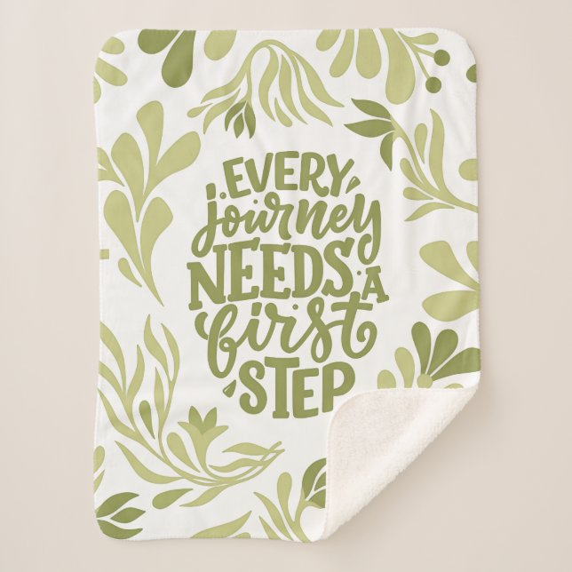 Custom Cozy Sherpa Blanket Sherpadecke (Vorderseite)