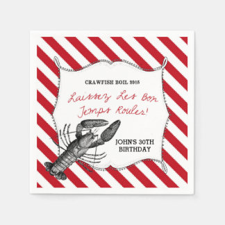Custom Crawfish Boil Napkins Serviette