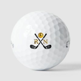 Custom Create Your Own Golf Theme Monogrammed Ball