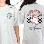 Custom Creep It Real Skateboarding Ghost Halloween T-Shirt<br><div class="desc">Der T - Shirt "Custom Creep It Real Skateboarding Ghost Halloween", eine stilvolle Mischung aus Retro-Charme und spukhaftem Spaß, der zu diesem Halloween-Event entworfen wurde. Dieses einzigartige Shirt zeichnet sich durch ein Vintag inspiriert Ghost-Skateboarding-Design aus, ideal für diejenigen, die mit ihrem Halloween-Kleid "kriechen" Liebe haben. Dieses Tee aus hochwertigem Stoff...</div>