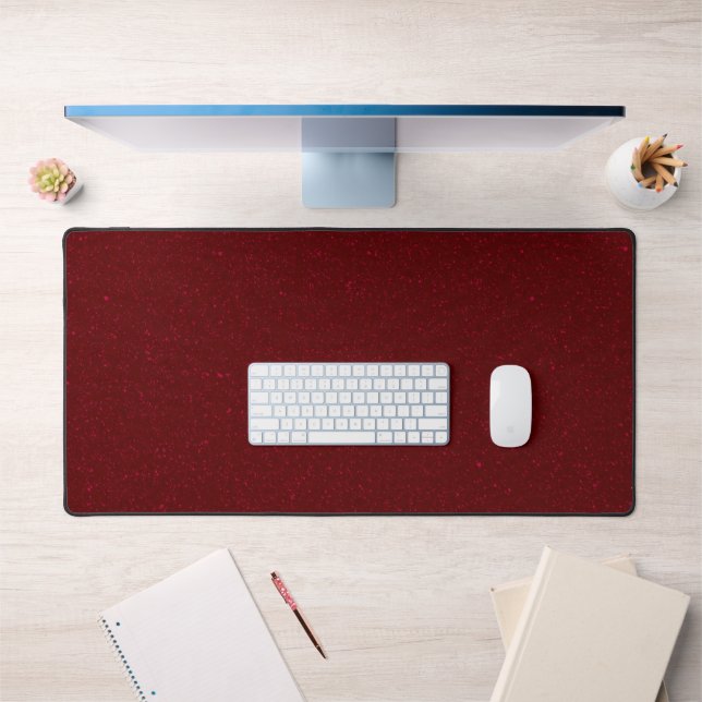 Custom Crimson Nebula Desk Mat - Bold & Cosmic Schreibtischunterlage (Büro 1)