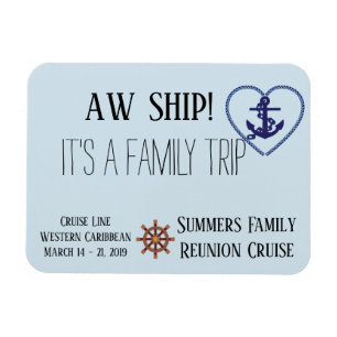 Custom Cruise Door Familie Personalisiert Aw Schif Magnet