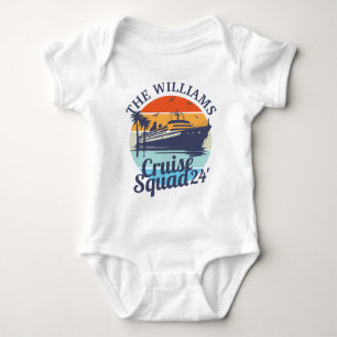Custom Cruise Squad Family Group Freunde Sunset Baby Strampler
