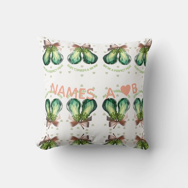 Custom Crystal Valentine Gift  Kissen (Vorderseite)