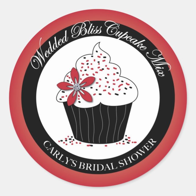 Custom Cupcake Stickers (Vorderseite)