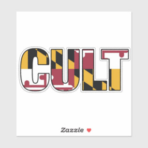 Custom Cut Maryland Flag Culal Decal Aufkleber