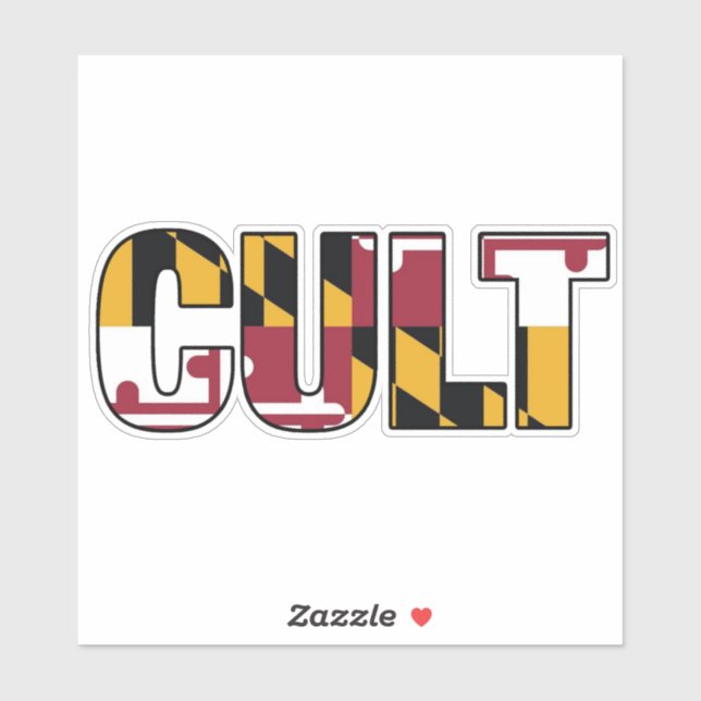 Custom Cut Maryland Flag Culal Decal Aufkleber (Blatt)