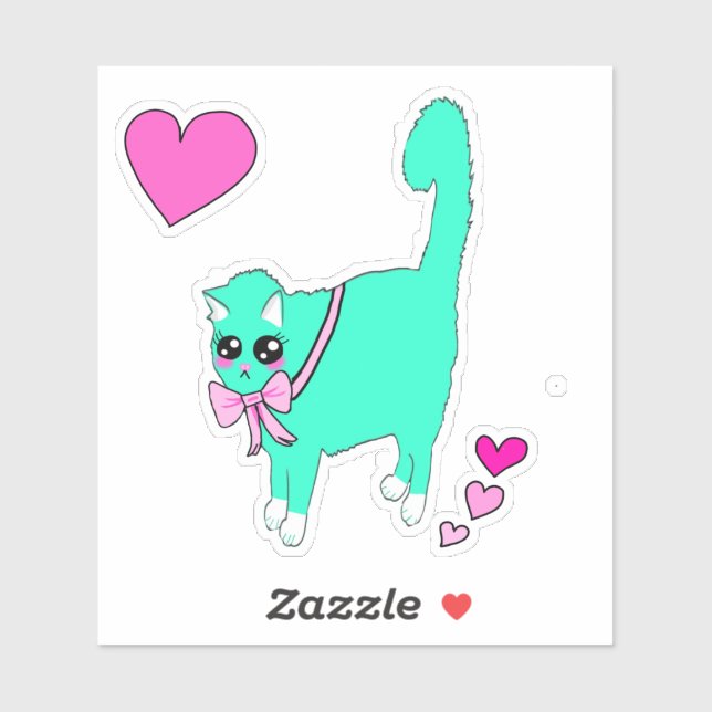 Custom-Cut Vinyl Sticker (Blatt)