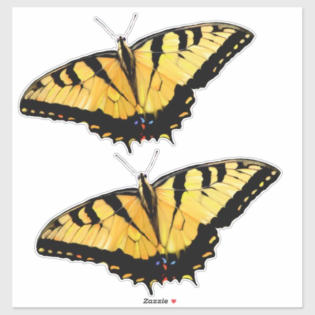 Custom Cut Vinyl Stickers - 2 Tiger Fracks Aufkleber (Blatt)