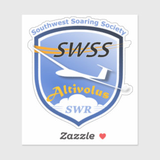 Custom-Cut Vinyl Stickers with SWSS Emblem Aufkleber