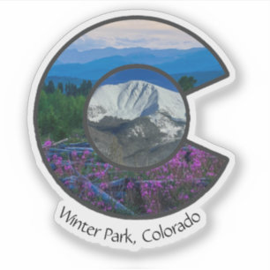 Custom Cut Vinyl Winter Park Colorado Sticker