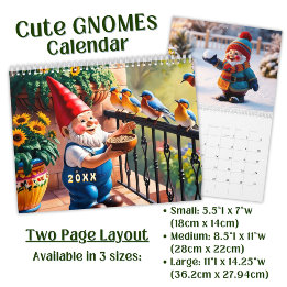 Custom cute Gnome colorful bright funny Vol. 1 -  Kalender