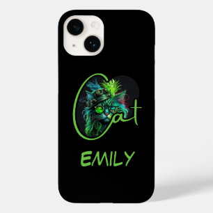 CUSTOM Cyber Steampunk Cat - Cat Lover Case-Mate iPhone 14 Hülle