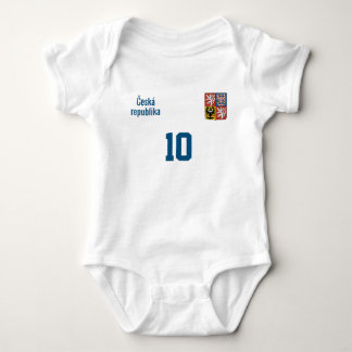 Custom Czechia Outfit with Name & Number Baby Strampler