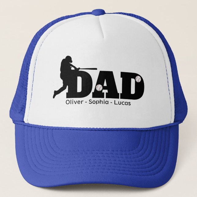 Custom Dad Baseball  Truckerkappe (Vorderseite)