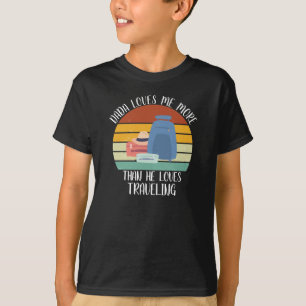 CUSTOM Dada Lieben mich mehr als die Lieben reisen T-Shirt